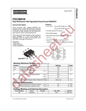 FDC3601N datasheet  